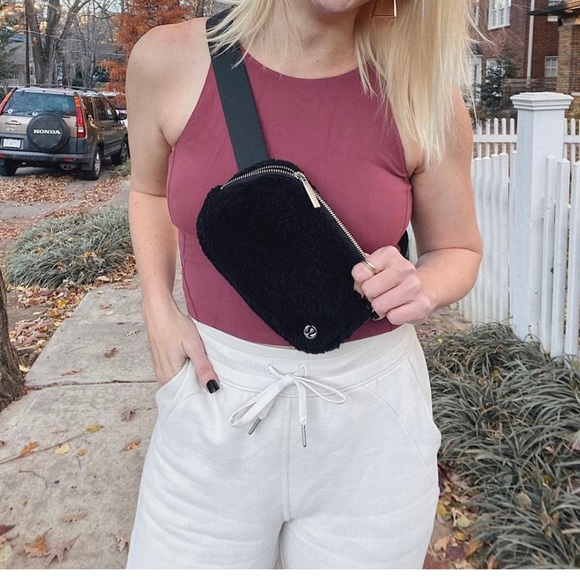 NWT RARE SOLD OUT Everywhere Fleece Belt Bag - Picture 11 of 16